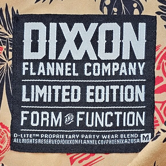 DIXXON Flannel Form and Function Snap-on Short Sleeve Button Down M - Picture 4 of 8